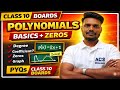 Polynomials Class 10 | Basics + Zeroes | Important PYQs | Boards 2026 I by Prakhar sir I ACS CLASSES