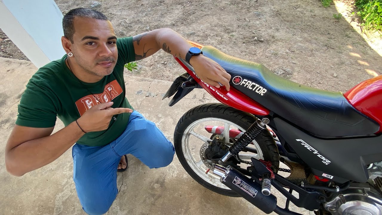 EXPLICANDO COMO ADAPTAR FREIO A DISCO TRASEIRO NA FACTOR 125