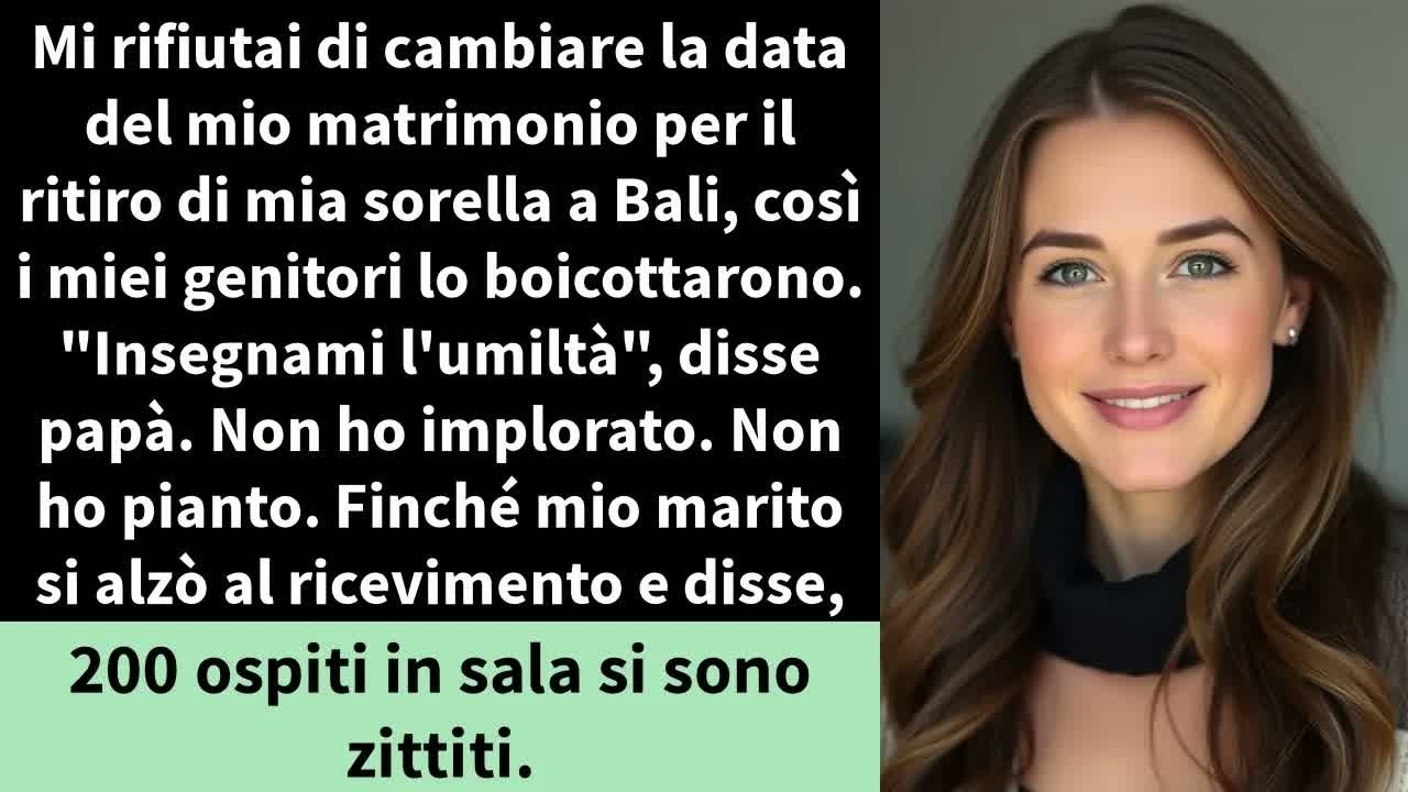 Mio padre si è alzato in mezzo alla mia cerimonia di matrimonio e ha urlato davanti a 178 ospiti: «Melissa, tua madre e io ce ne andiamo. Pensa a quello che hai fatto a questa famiglia.» Poi se...