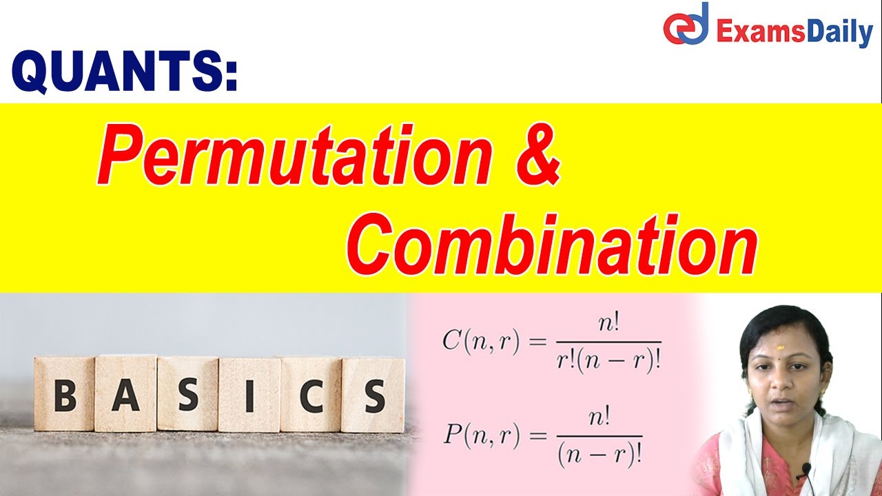 Basic Concepts of Permutation and Combination Basics | Quantitative ...