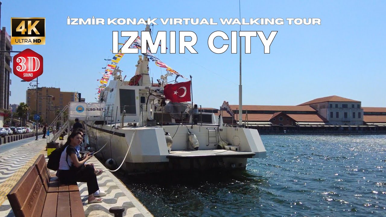 IZMIR CITY WALK • TURKEY 4K 60FPS | POV SCENIC & COASTAL VIBE | 3D AUDIO | NO TALKING | URBAN TV