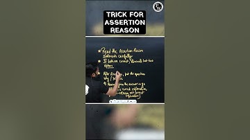 Assertion Reason Trick #PWShorts #PWEnglish