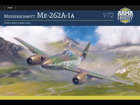 Video: Arma Hobby 70083 Messerschmitt Me 262 A-1a Schwalbe (1/72)