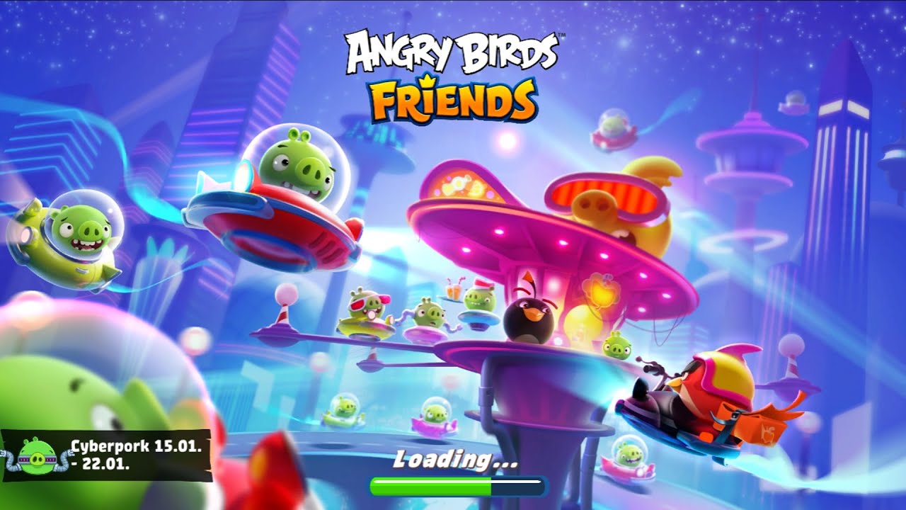 Angry Birds Friends. Cyberpork 7 (21.01.2026). 3 stars. Passage from Sergey Fetisov