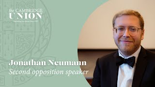 Jonathan Neumann | This House Would Pressurise Israel to Exchange Land for Peace | Cambridge Union