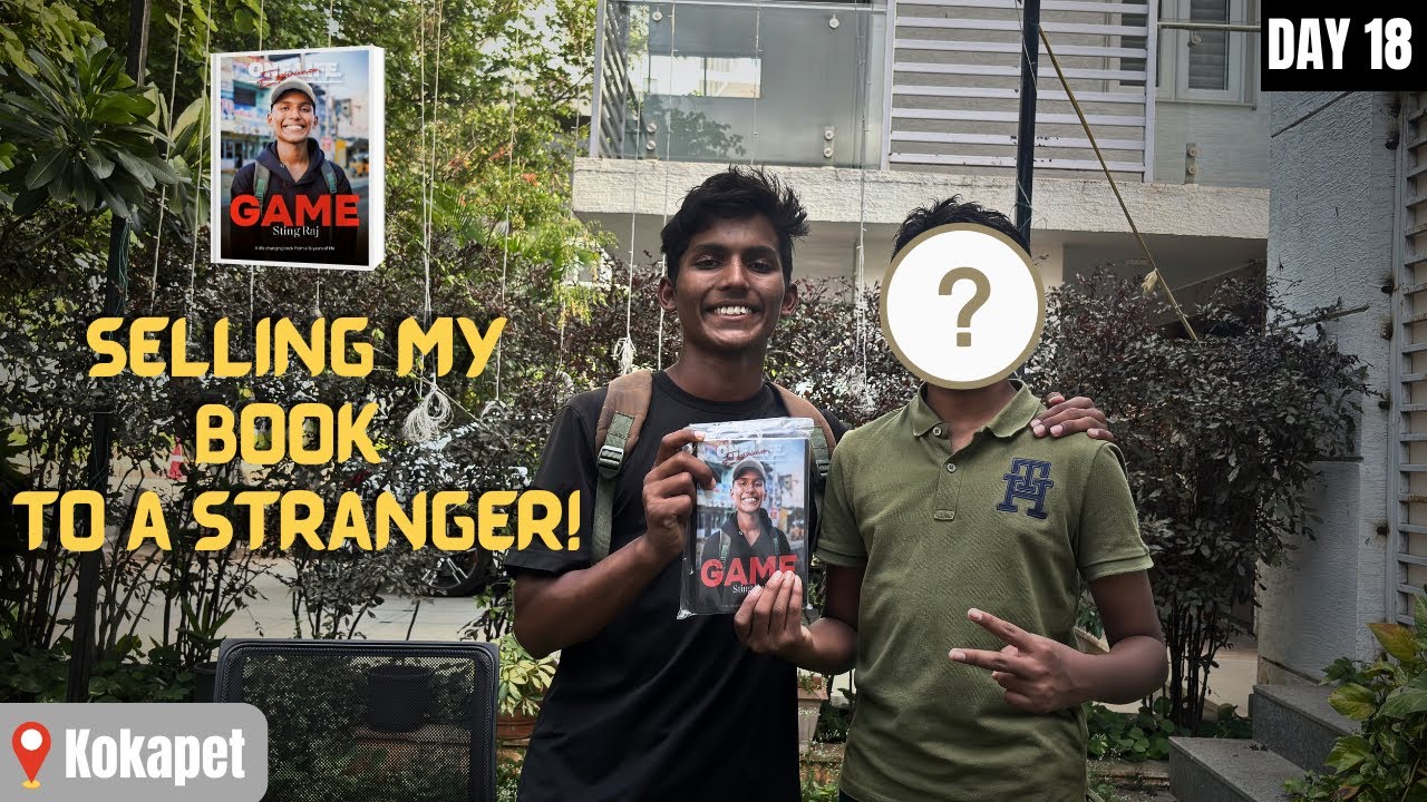 Day 18 of selling my book 📕 at Hyderabad