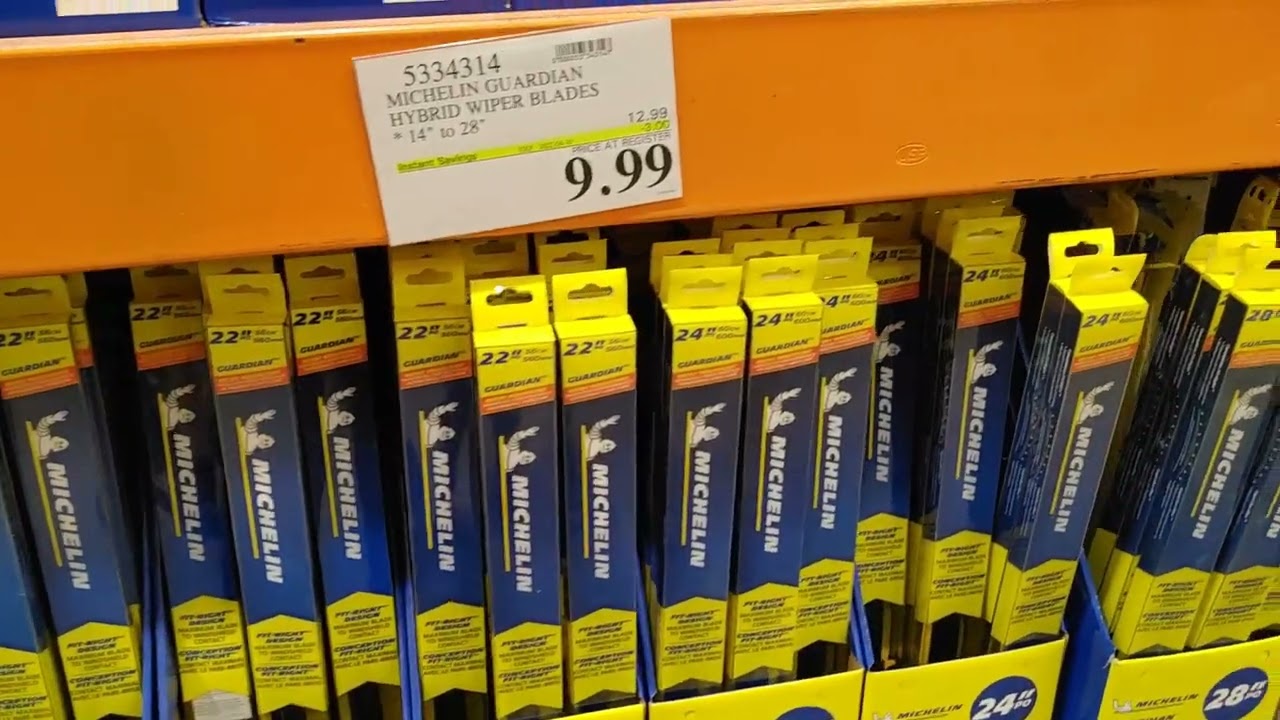 Inside The Costco Wholesale Store... Looking for The Right Wiper Blade's Size That I Need