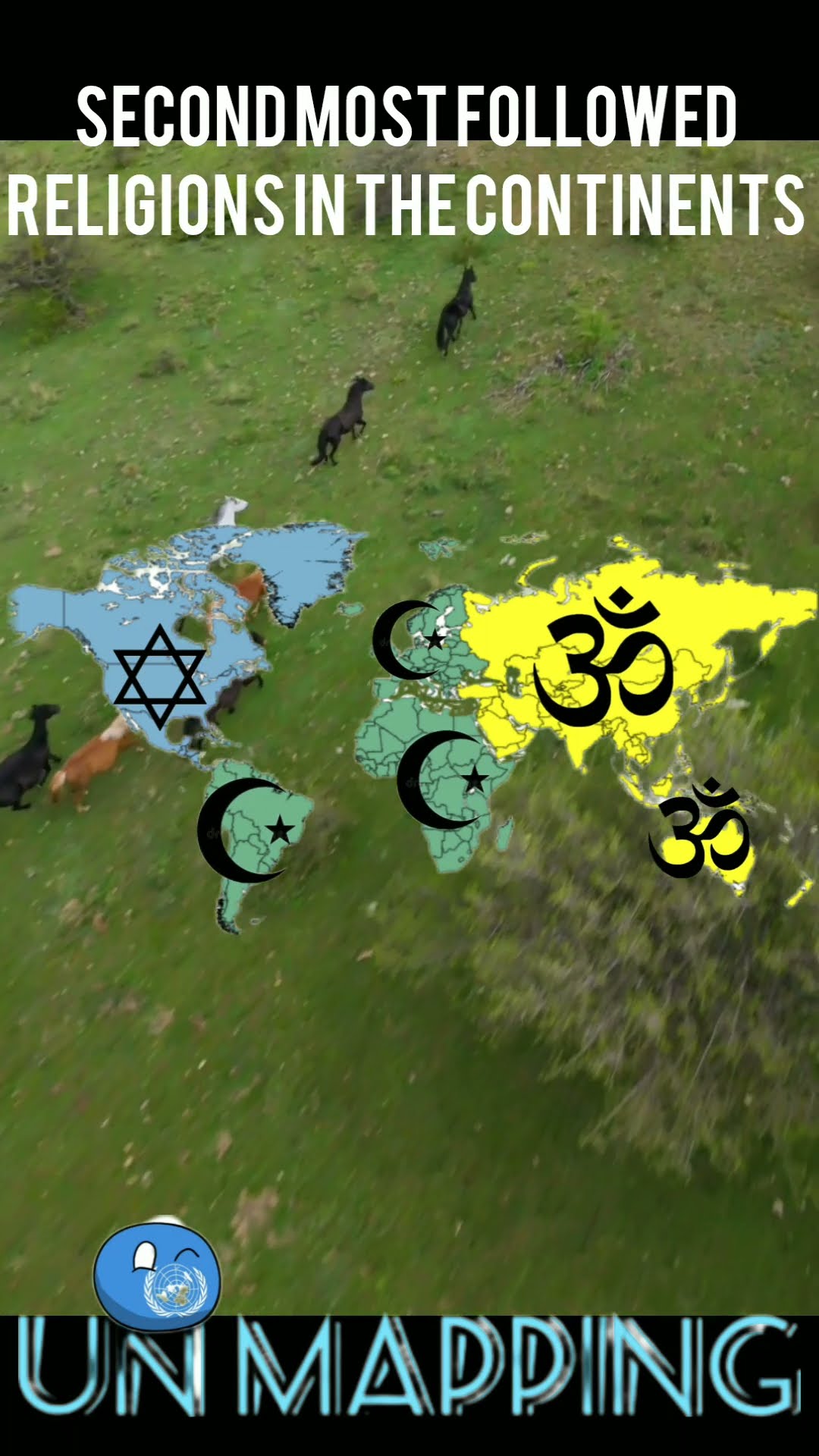 Second Most Popular Religion In Continents mapping hindi islam Second Most Popular Religion In Continents mapping hindi islam