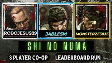 Shi No Numa - High Rounds | 3 Player Co-Op | Leaderboard (7th) | World at War Zombies
