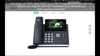 Secure SIP using Yealink phones