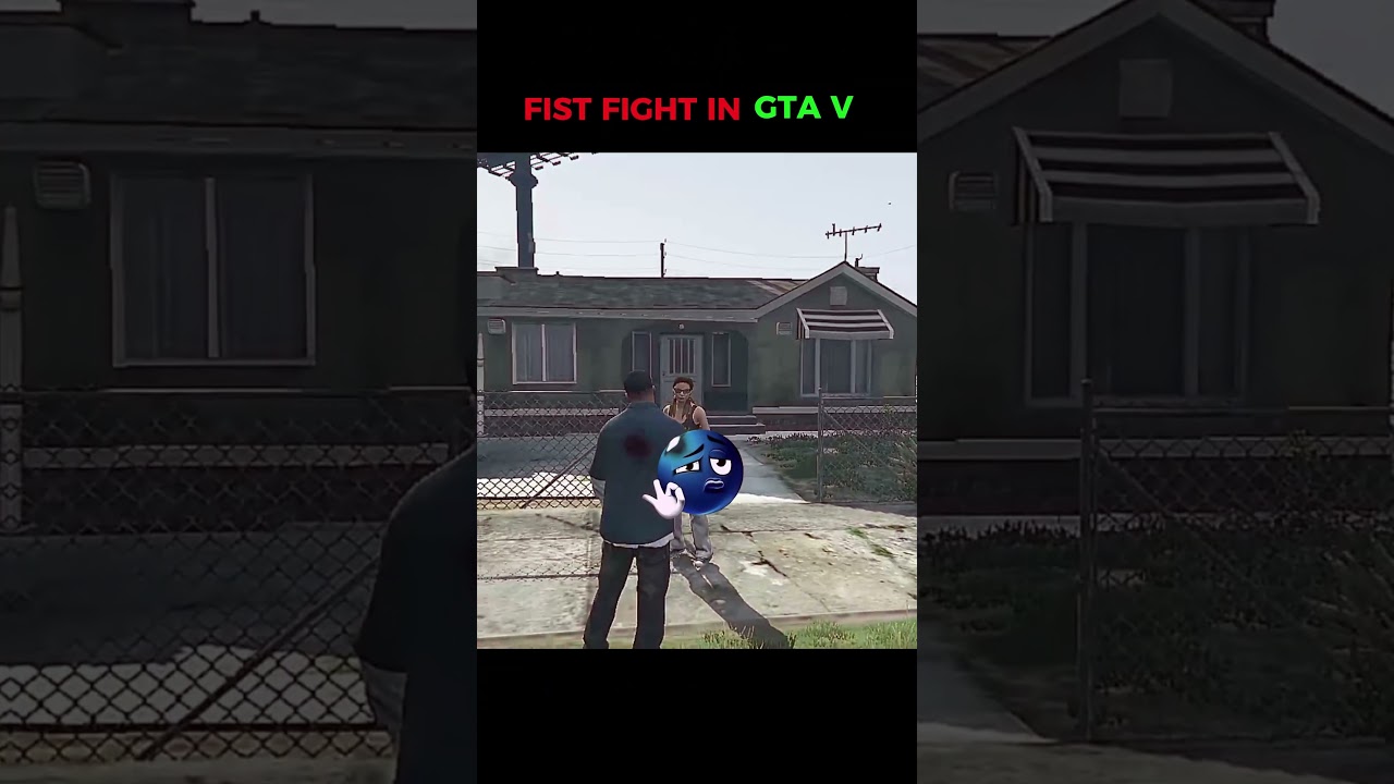 WHEN A FRE FIRE PLAYER PLAY GTA V 🔥/FIST FIGHT IN GTA V/