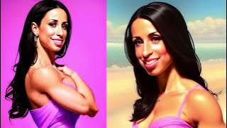 Artistic rendering of MissLexa face character using Stable Diffusion