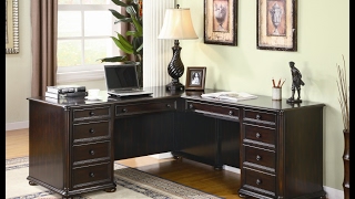 Rustic Corner Computer Desk Design Ideas