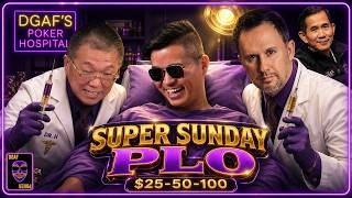 Suited Superman, Dr. H, & Dr. Costa play HIGH STAKES $25/50/100 PLO! screenshot 3