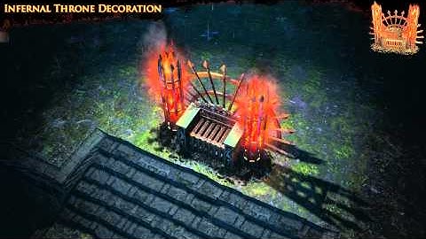 Path of Exile - Infernal Throne Hideout Decoration