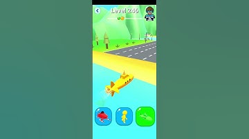 Shape-Shifting 🚲🚁🛶🚗 Game | Level-246 | Gameplay Walk-through #gaming #shapeshifting #shorts #games