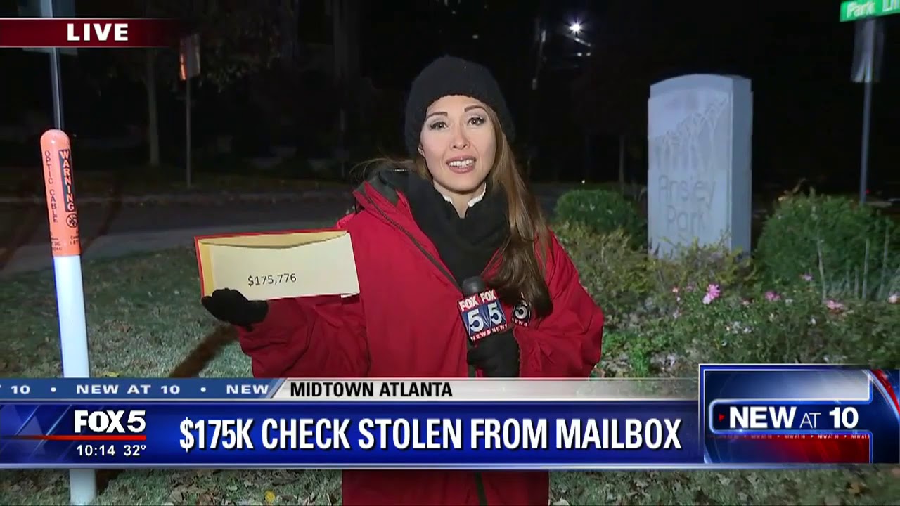 $175K check stolen from mailbox