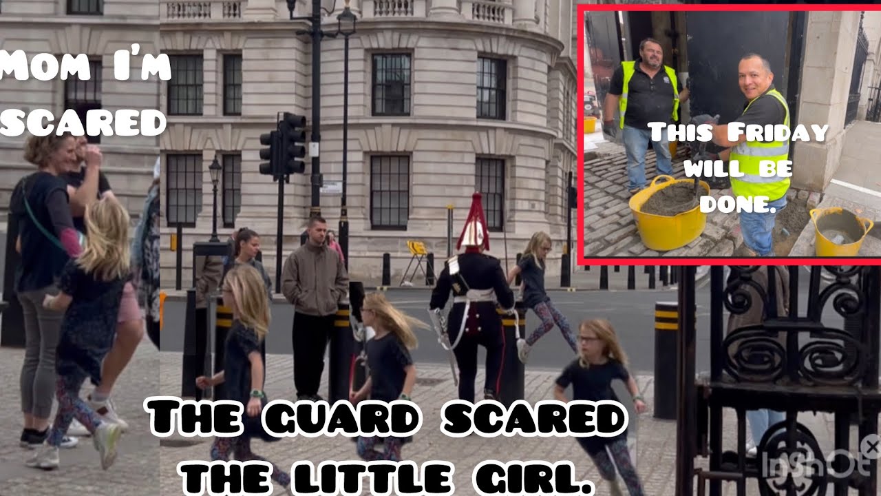 WILL BE DONE THIS FRIDAY.The cute little girl flinched in fear when the guard walked towards her.