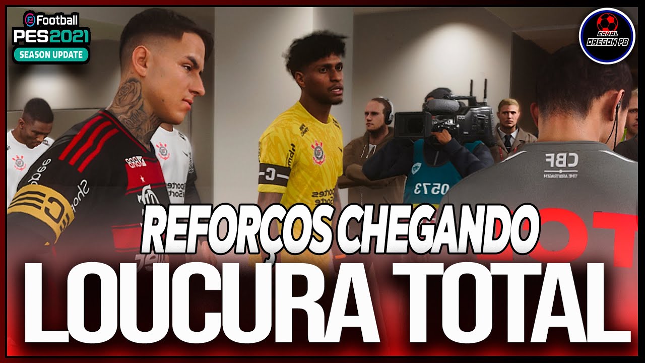 A EQUIPE CHEGA FORTE PARA EMBALAR COM TITULOS DA TEMPORADA NO FLAMENGO - PES 2021 - PC - OREGON PB