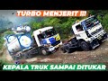 GANAS !!! Turbo Menjerit Hebat, Sampai Sampai Kepala Truk Harus Ditukar (Bukan Sitinjau Lauik)