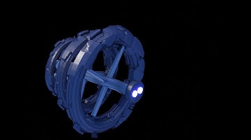 space station 3D rendering