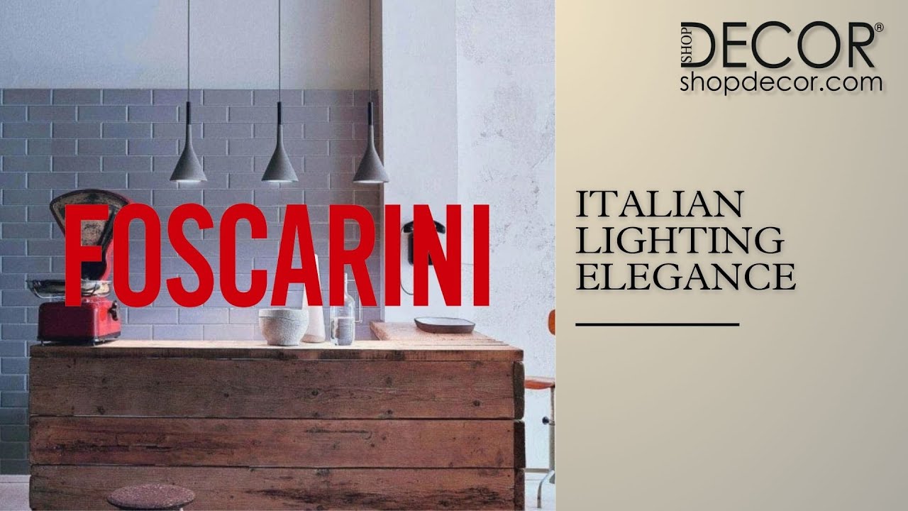 SHOPDECOR |💡 Foscarini: Italian Lighting Elegance 💡
