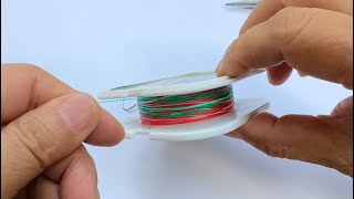 Quick method to tie Fish Hooks