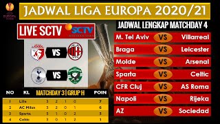 Jadwal LIGA EUROPA LEAGUE Malam ini: LILLE VS AC MILAN LIVE SCTV ~ Jadwal Lengkap Matchday 4 2020