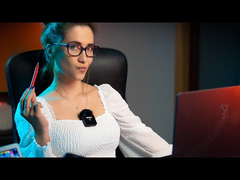 ASMR TE ENTREVISTO para un trabajo | ASMR Español | Asmr with Sasha