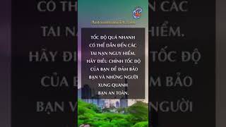 Tuân thủ quy định về tốc độ và khoảng cách khi vận hành xe cộ