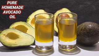 How To Make Pure AVOCADO Oil At Home  , For Skincare & Home Use  #avocadooil  #skincare