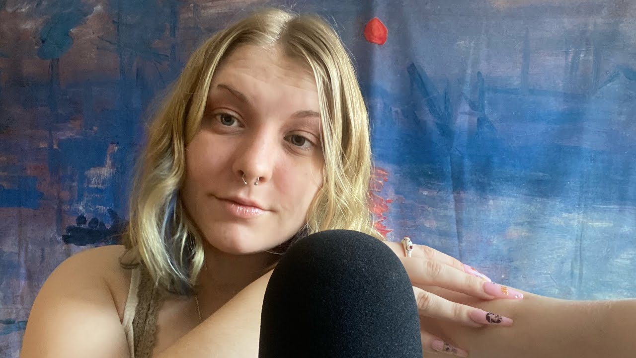 ASMR│teeth tapping, skin/jewelry scratching, and hair sounds! long fake nails 🦷👩🏼