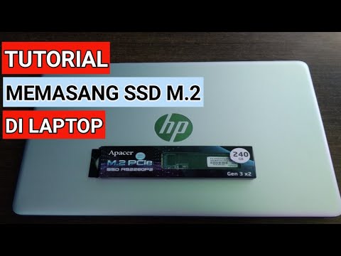 CARA MEMASANG SSD M.2 DI LAPTOP HP14s-dk0008ax / 14s-dk0009ax