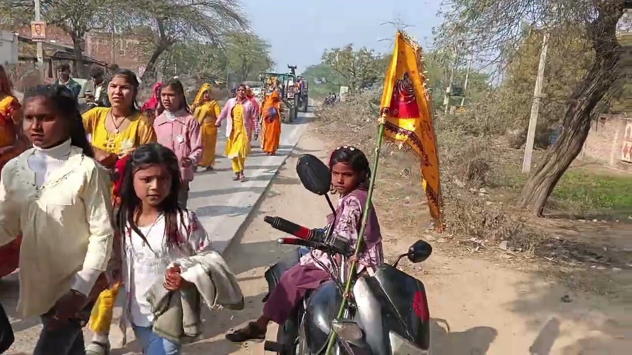 Khatu shyam ji ki reli nagla hari ram se bidhuna yatra 