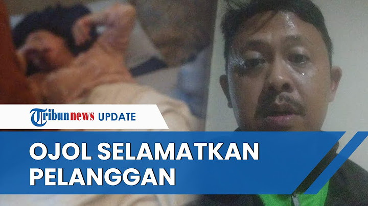 Viral Aksi Heroik Driver Ojol Berhasil Selamatkan Nyawa Pelanggan Seusai Dengar Minta Tolong