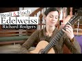 &quot;Edelweiss&quot; arranged for classical guitar