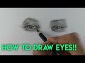 Portrait drawing  sketching  eyes  sketch rb