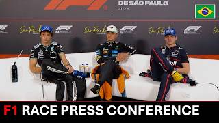 F1 Post Race Press Conference | Brazil GP 2025!