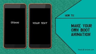 Create And Change Android Boot Animation -After Effects Tutorial