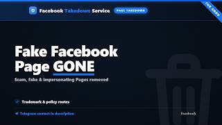 Facebook Page Takedown Service: Remove Fake Pages