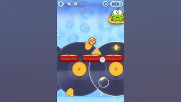 Cut the Rope DJ box level 22 all three stars Walkthrough