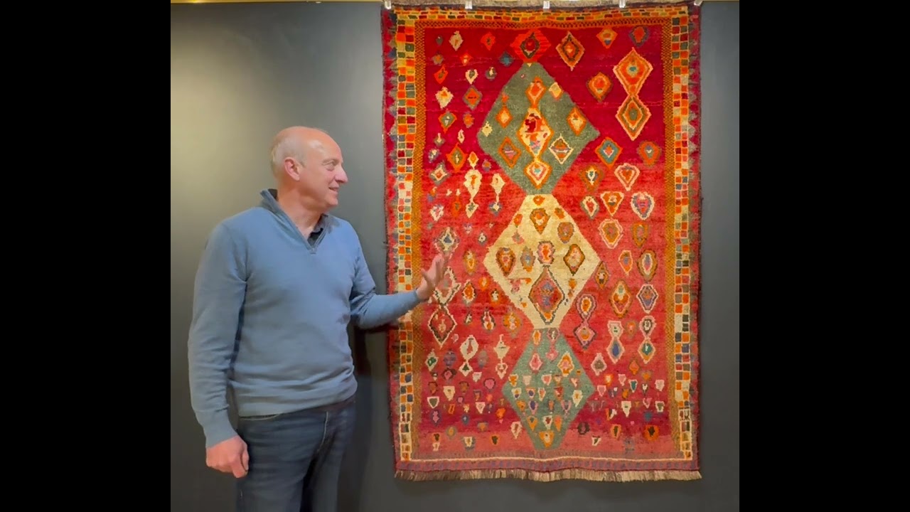 Vintage Qashqai Gabbeh Rug