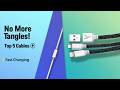 Top 5 Best Zero Tangle Charging Cables in 2026 ⚡ Fast &amp; Durable Picks
