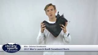 2017 Salomon Launch Boa Men's Snowboard Boots Review - Christy Sports