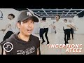 Performer Reacts to Ateez "Inception" Dance Practice