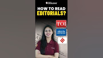 How to Read Newspaper Editorials for CLAT? 📰📚 #clat2025 #clatpreparation