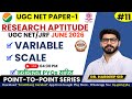 11. VARIABLE &amp; SCALE | UGC-NET/JRF JUNE 2026 | UGC NET Paper-1| Dr. Hardeep Sir