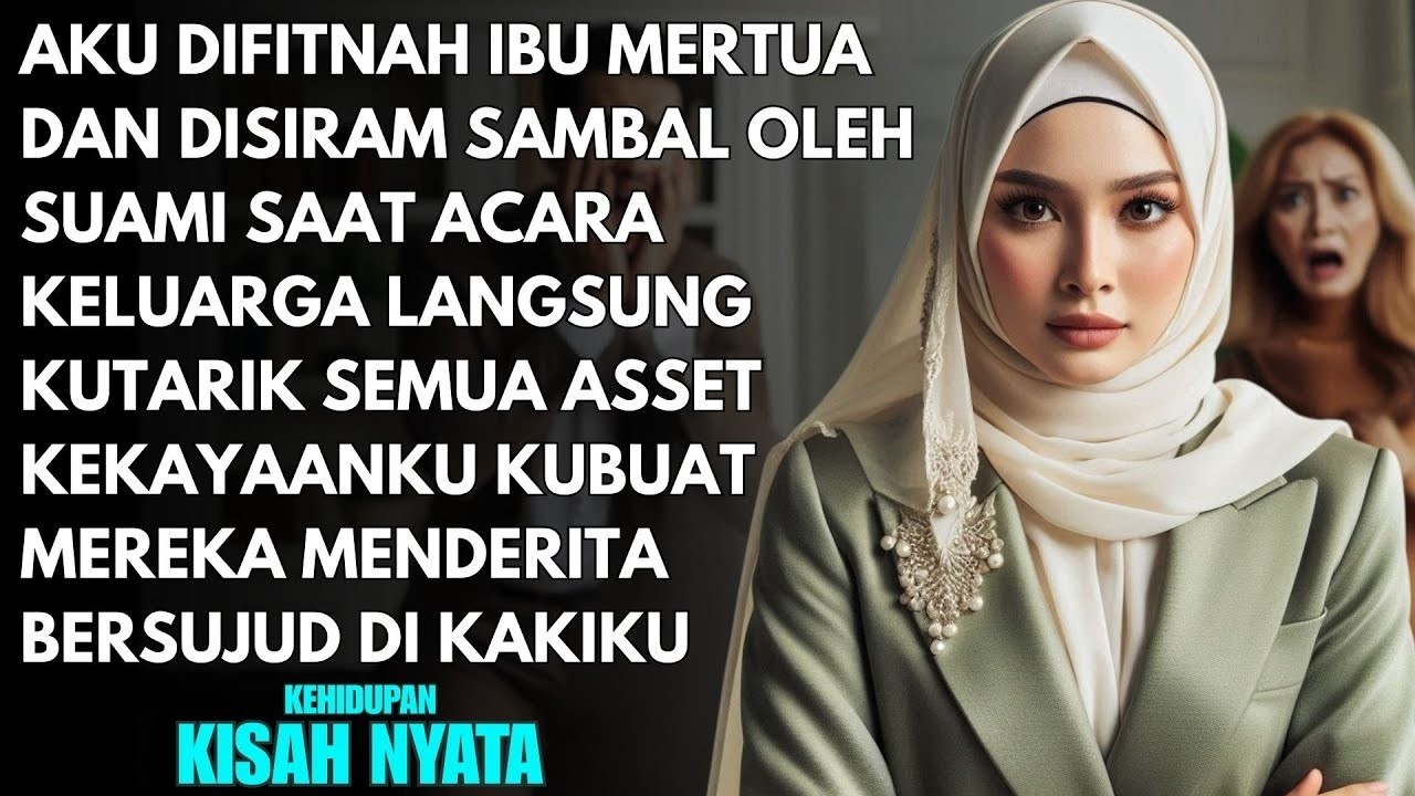 AKU DIFITNAH IBU MERTUA LALU DISIRAM SAMBAL OLEH SUAMI - KUBALAS MEREKA SAMPAI BERSUJUD DI KAKIKU