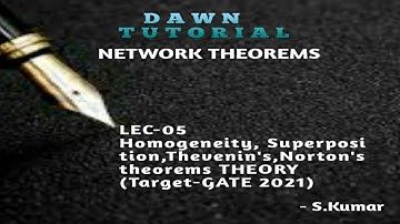 Homogeneity principle# Superposition theorem# Thevinin theorem# Norton