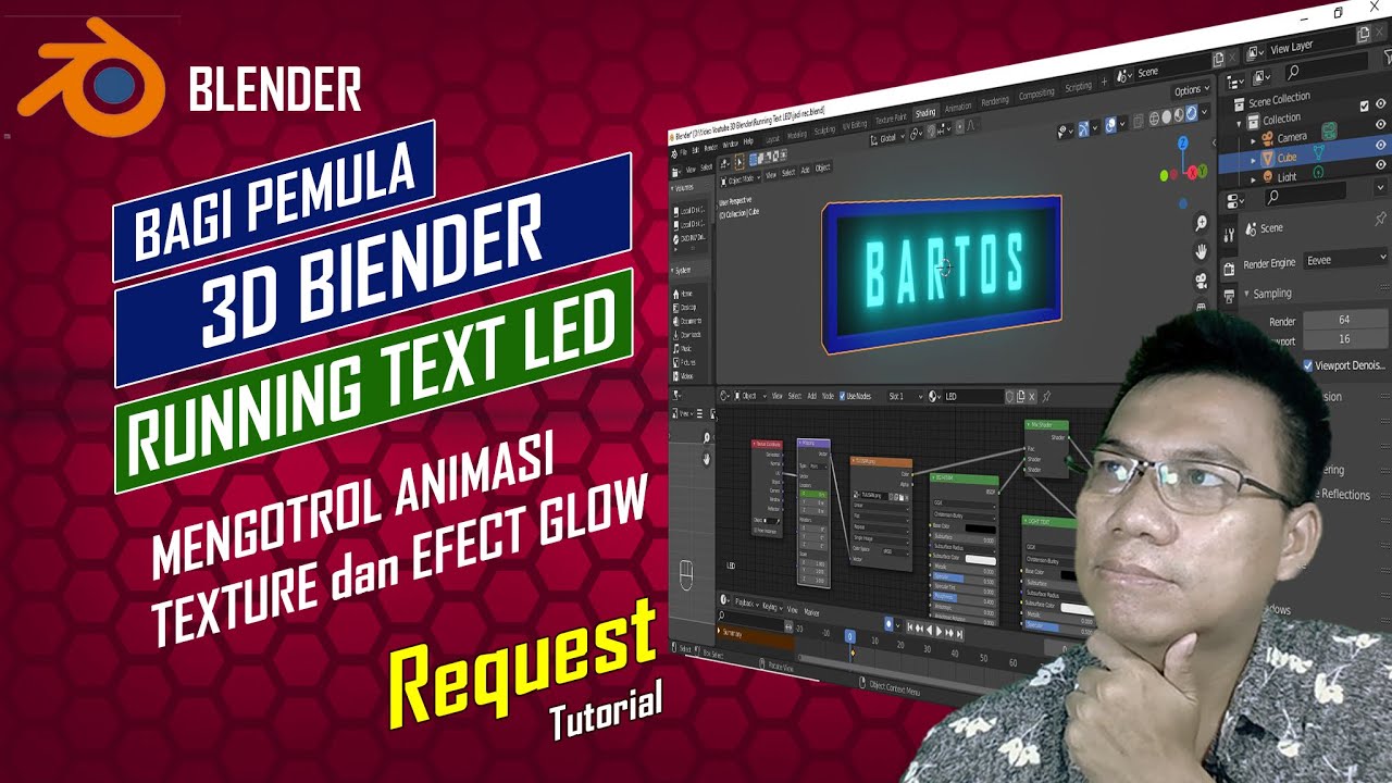 BAGI PEMULA : RUNNING TEXT LED - YouTube